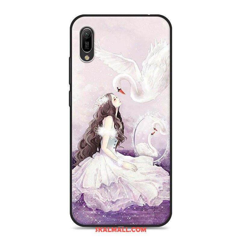 Huawei Y6 2019 Skal Hängsmycken Mjuk Tecknat Grå Mobil Telefon Online