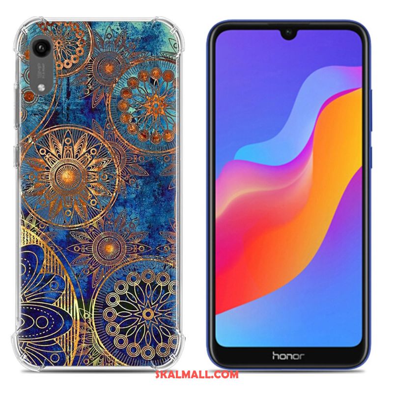 Huawei Y6 2019 Skal Kreativa Mjuk Pratkvarn Grön Mönster Online