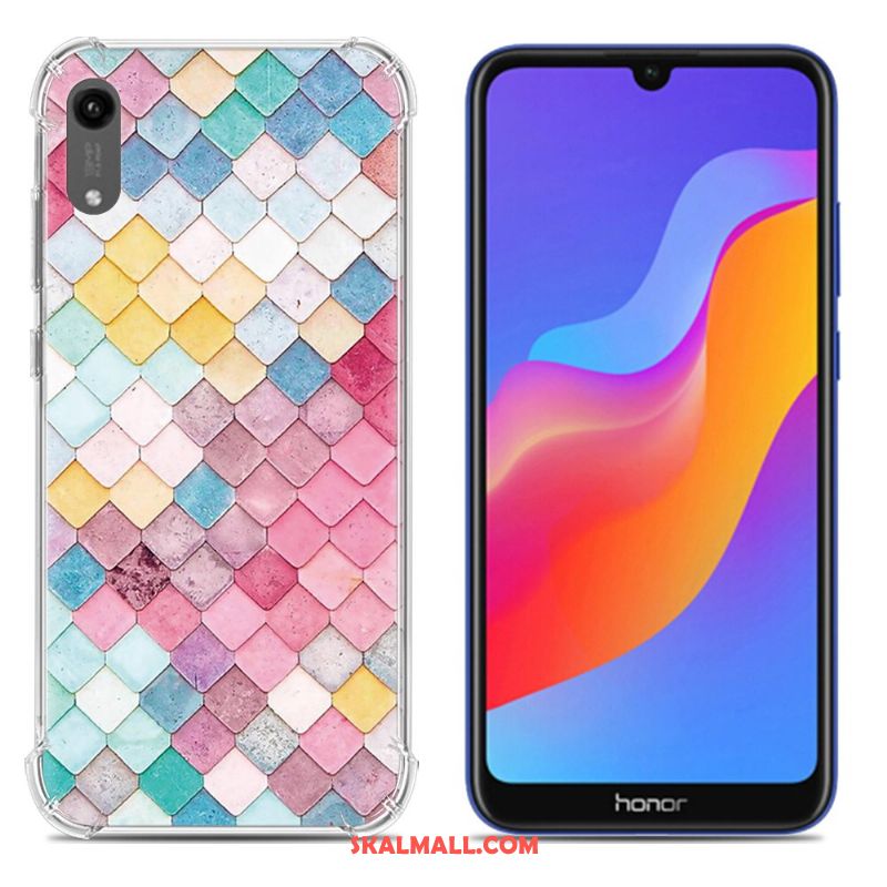 Huawei Y6 2019 Skal Kreativa Mjuk Pratkvarn Grön Mönster Online