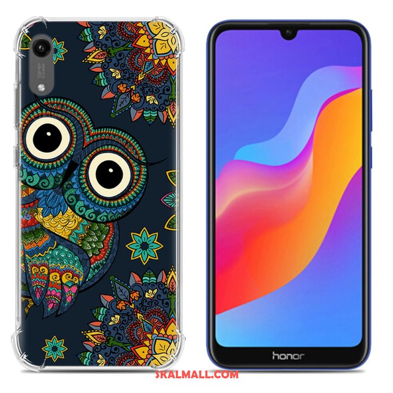 Huawei Y6 2019 Skal Kreativa Mjuk Pratkvarn Grön Mönster Online