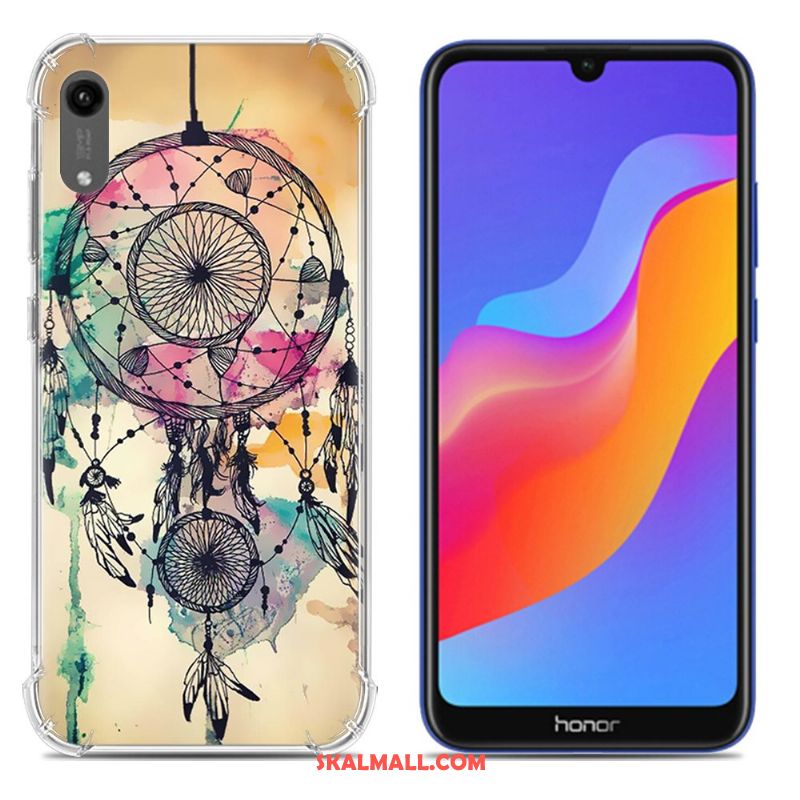 Huawei Y6 2019 Skal Kreativa Mjuk Pratkvarn Grön Mönster Online