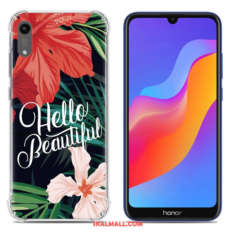 Huawei Y6 2019 Skal Kreativa Mjuk Pratkvarn Grön Mönster Online