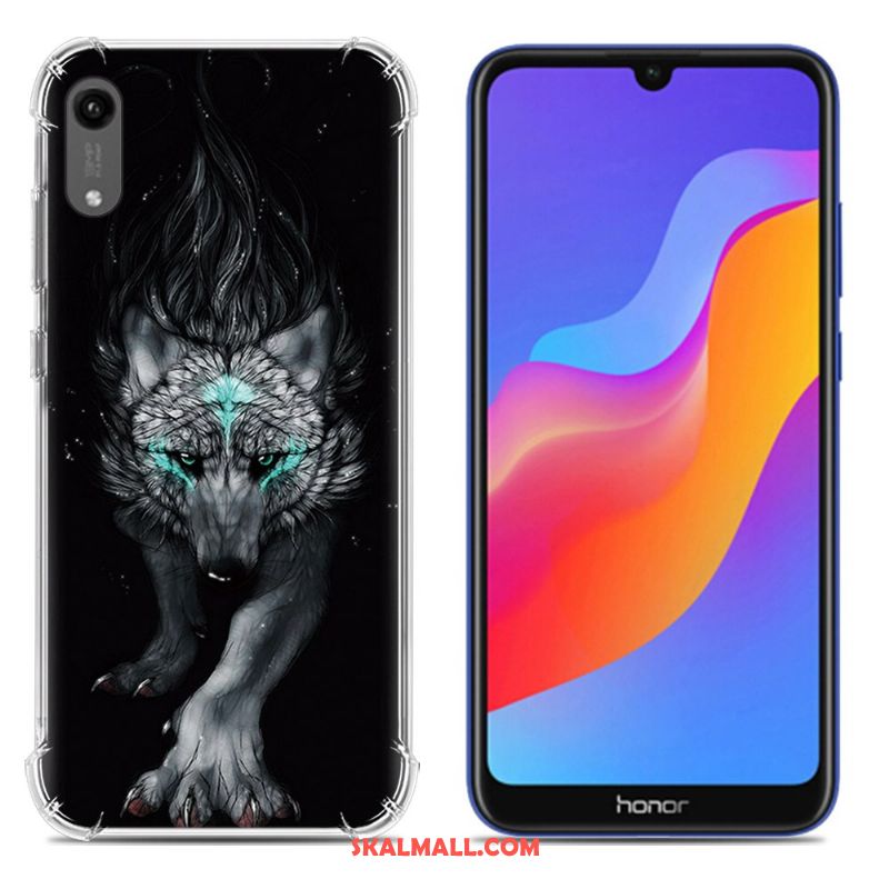 Huawei Y6 2019 Skal Kreativa Mjuk Pratkvarn Grön Mönster Online