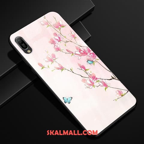 Huawei Y6 2019 Skal Kreativa Skydd Mobil Telefon Grön Glas Fodral Online