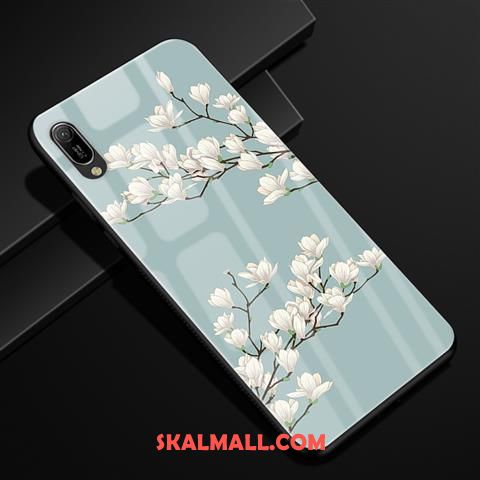 Huawei Y6 2019 Skal Kreativa Skydd Mobil Telefon Grön Glas Fodral Online