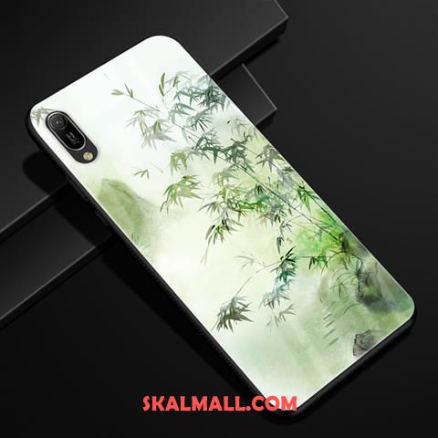 Huawei Y6 2019 Skal Kreativa Skydd Mobil Telefon Grön Glas Fodral Online