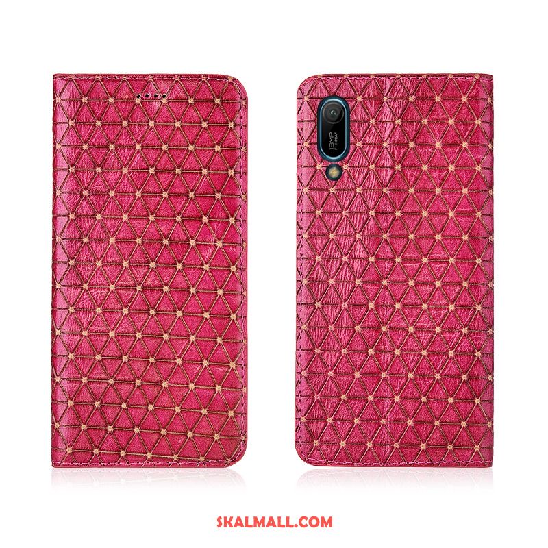 Huawei Y6 2019 Skal Mobil Telefon Äkta Läder Mjuk Ny Clamshell Billiga