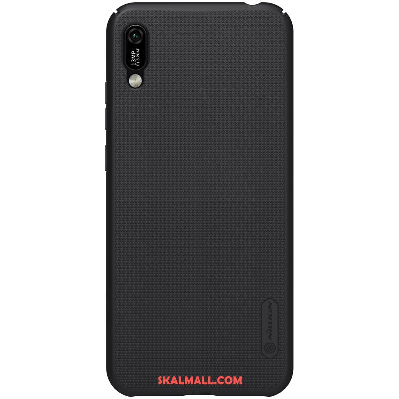 Huawei Y6 2019 Skal Nubuck Mobil Telefon Fallskydd Guld Röd Rea