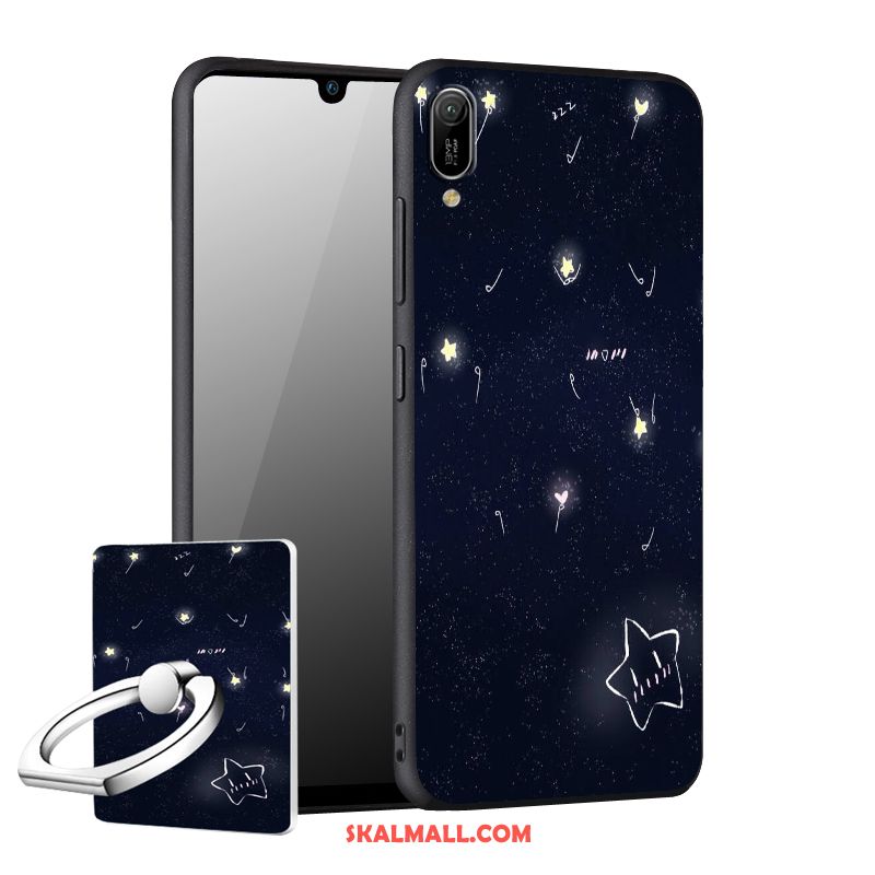 Huawei Y6 2019 Skal Skydd Kreativa Nubuck Mobil Telefon Personlighet Fodral Köpa