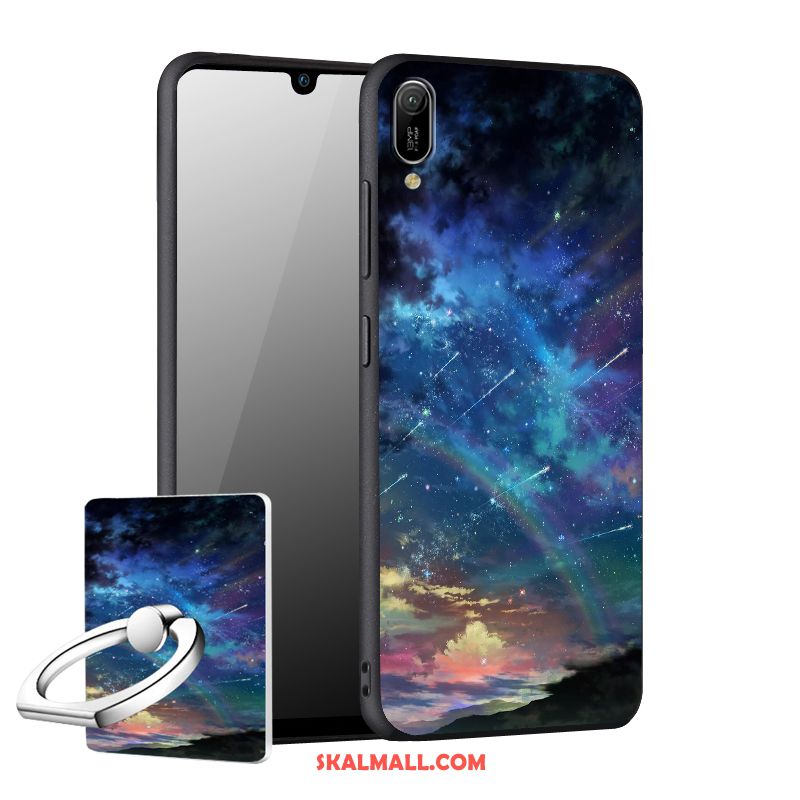 Huawei Y6 2019 Skal Skydd Kreativa Nubuck Mobil Telefon Personlighet Fodral Köpa