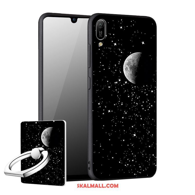 Huawei Y6 2019 Skal Skydd Kreativa Nubuck Mobil Telefon Personlighet Fodral Köpa