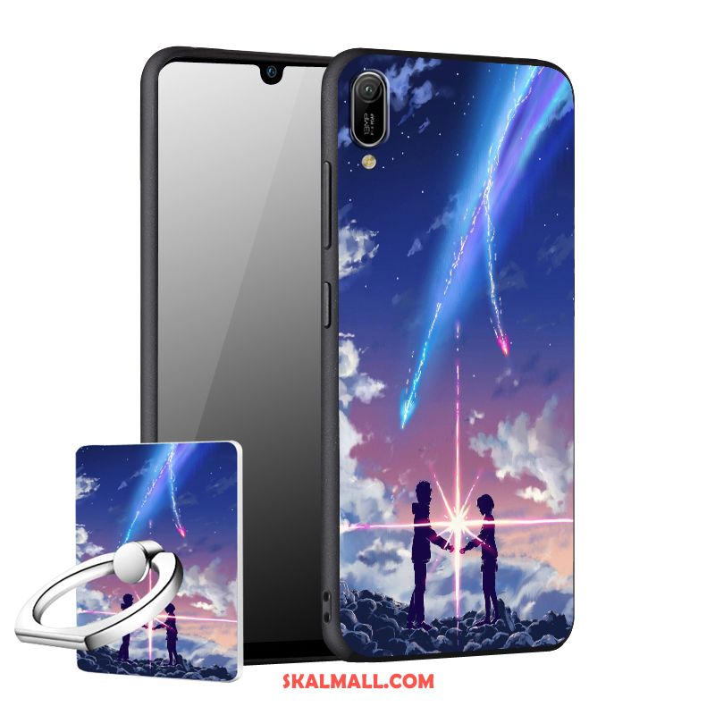 Huawei Y6 2019 Skal Skydd Kreativa Nubuck Mobil Telefon Personlighet Fodral Köpa