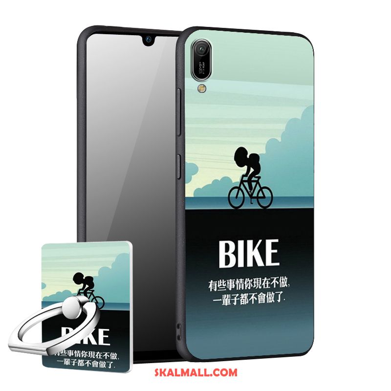 Huawei Y6 2019 Skal Skydd Kreativa Nubuck Mobil Telefon Personlighet Fodral Köpa