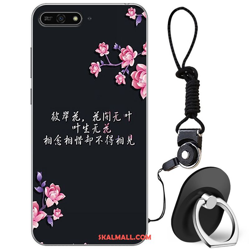 Huawei Y7 2018 Skal Skydd Blå Fallskydd Mjuk Mobil Telefon Fodral Online