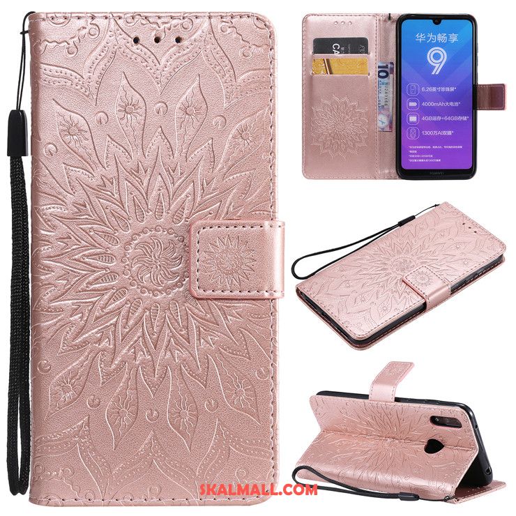 Huawei Y7 2019 Skal Clamshell Skydd Fallskydd Läderfodral All Inclusive Fodral Butik