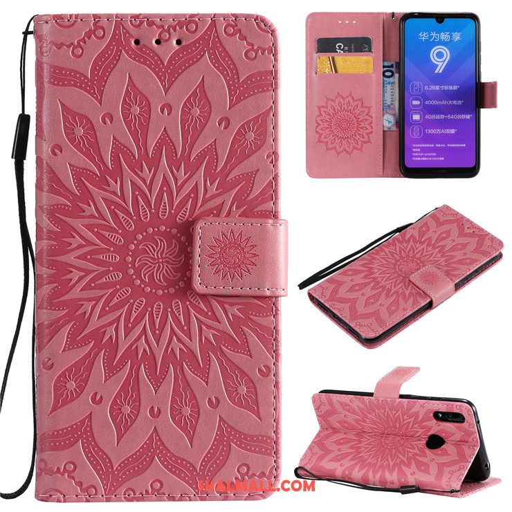 Huawei Y7 2019 Skal Clamshell Skydd Fallskydd Läderfodral All Inclusive Fodral Butik