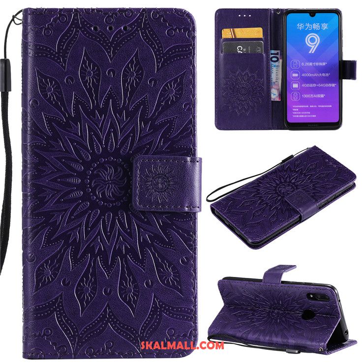 Huawei Y7 2019 Skal Clamshell Skydd Fallskydd Läderfodral All Inclusive Fodral Butik