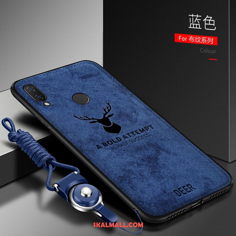 Huawei Y7 2019 Skal Denim Kreativa All Inclusive Ny Mobil Telefon Fodral Online