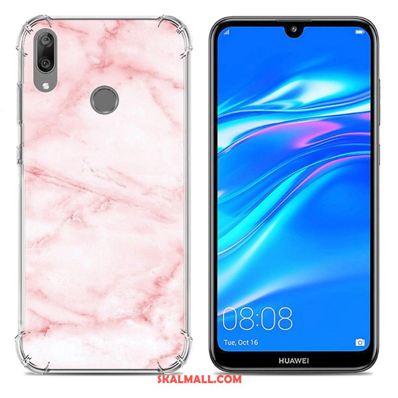 Huawei Y7 2019 Skal Mobil Telefon Fallskydd Pratkvarn Trend Silikon Fodral Rea