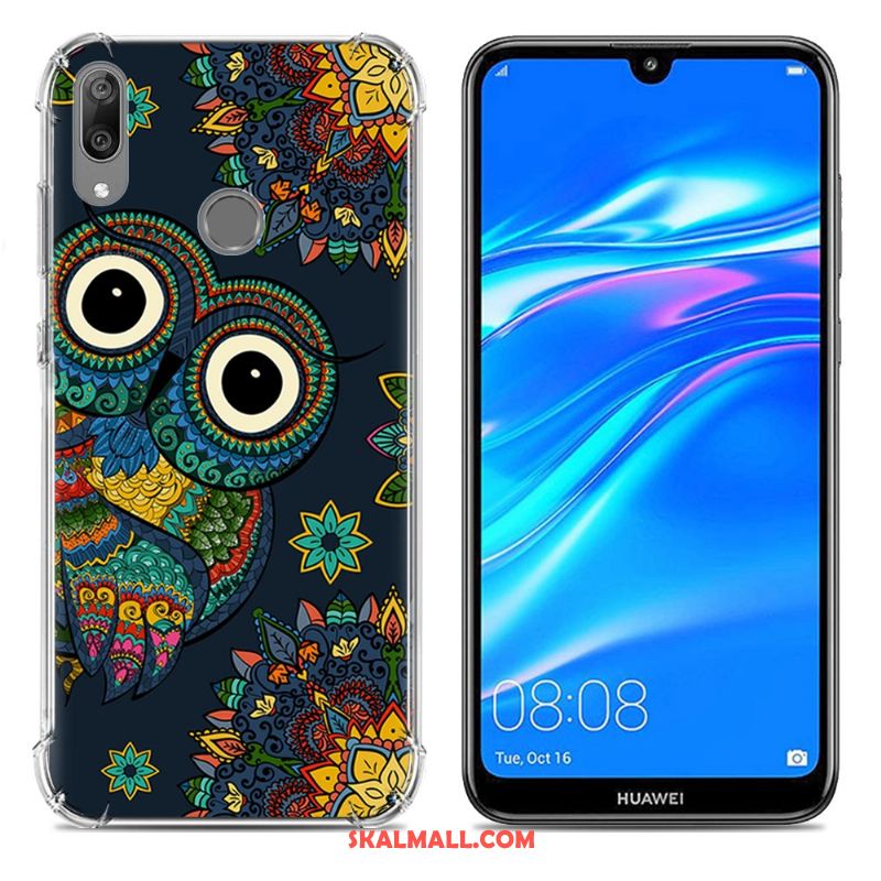 Huawei Y7 2019 Skal Mobil Telefon Fallskydd Pratkvarn Trend Silikon Fodral Rea