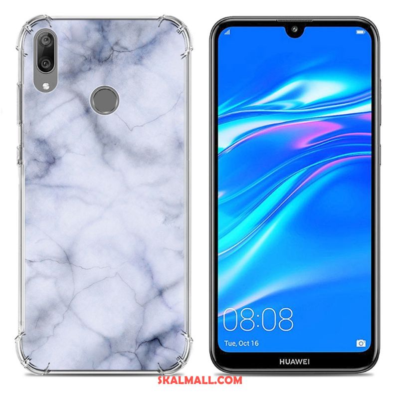 Huawei Y7 2019 Skal Mobil Telefon Fallskydd Pratkvarn Trend Silikon Fodral Rea