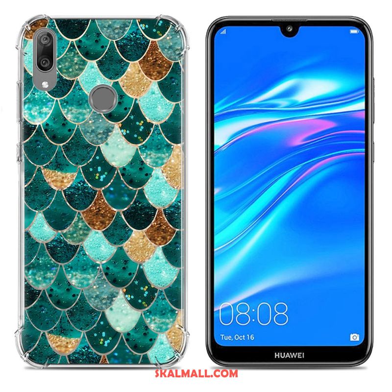 Huawei Y7 2019 Skal Mobil Telefon Fallskydd Pratkvarn Trend Silikon Fodral Rea