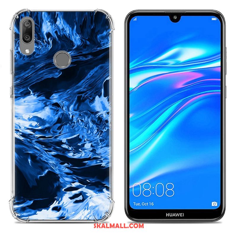 Huawei Y7 2019 Skal Mobil Telefon Fallskydd Pratkvarn Trend Silikon Fodral Rea