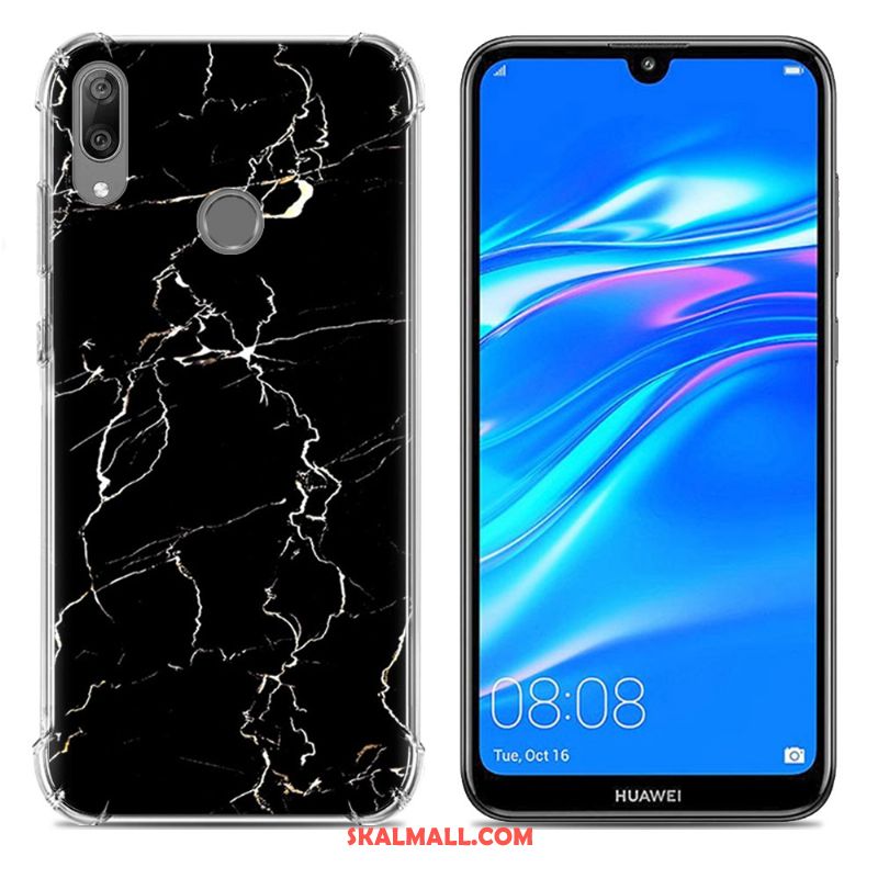 Huawei Y7 2019 Skal Mobil Telefon Fallskydd Pratkvarn Trend Silikon Fodral Rea