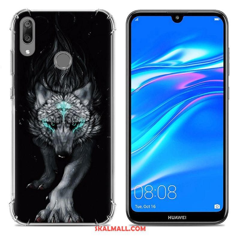 Huawei Y7 2019 Skal Mobil Telefon Fallskydd Pratkvarn Trend Silikon Fodral Rea