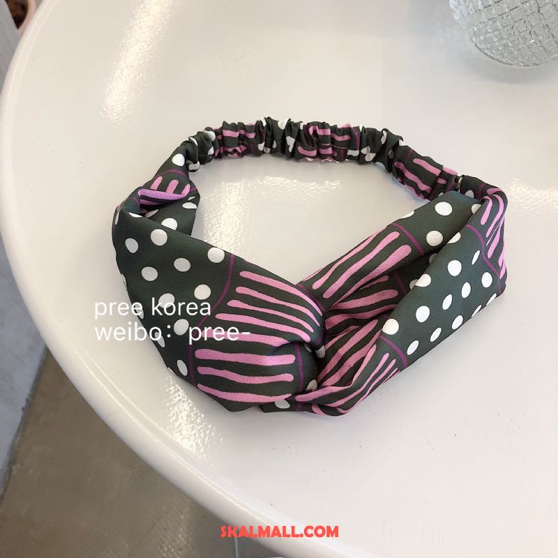 Hårnålar Dam Blandade Färger Polka Dot Stor Hårband Satin Billig