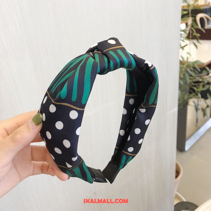 Hårnålar Dam Blandade Färger Polka Dot Stor Hårband Satin Billig