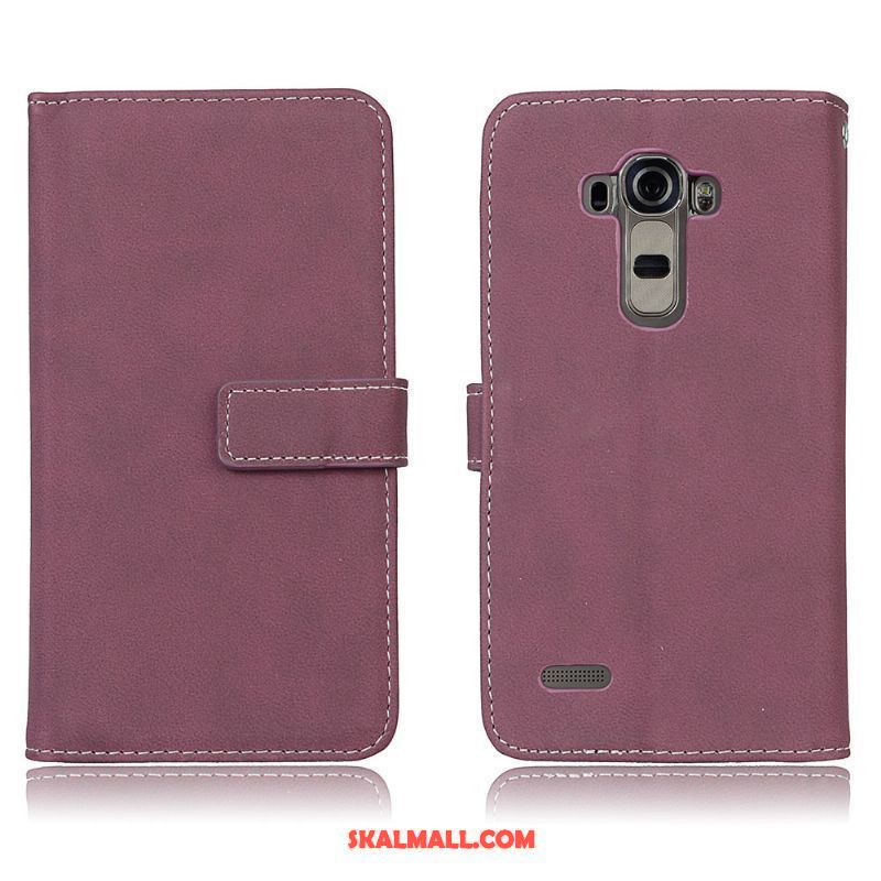 Lg G4 Skal Mobil Telefon Läderfodral Grön Skydd Clamshell Till Salu