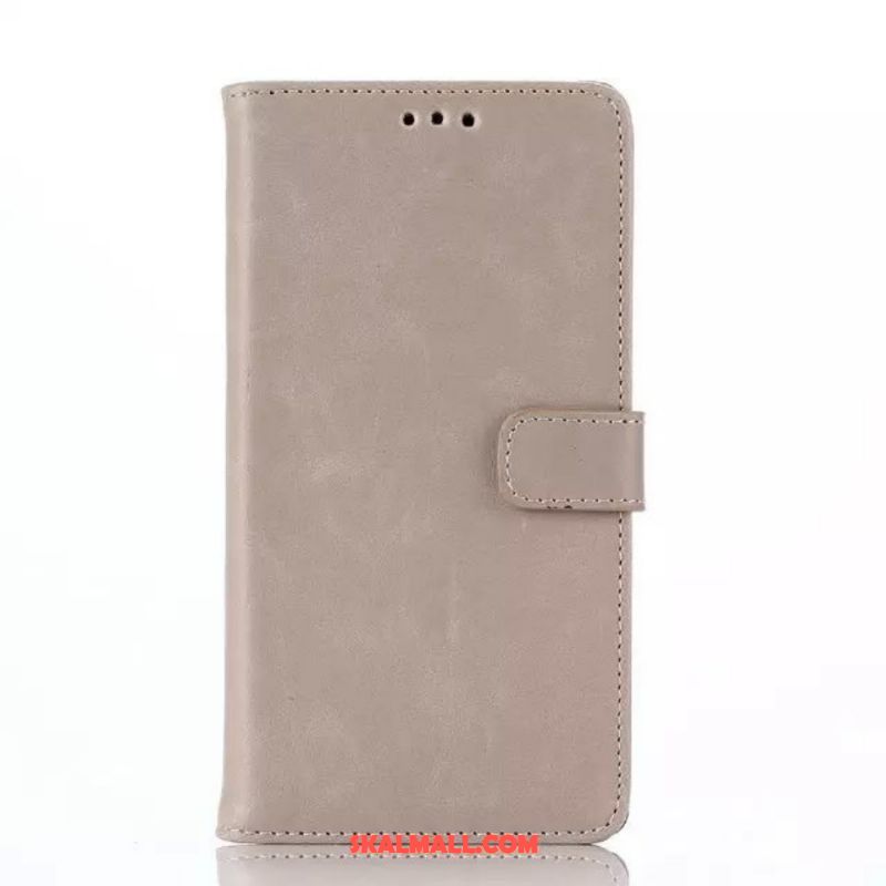 Lg G4 Skal Support Mobil Telefon Läderfodral Grå Mönster Till Salu