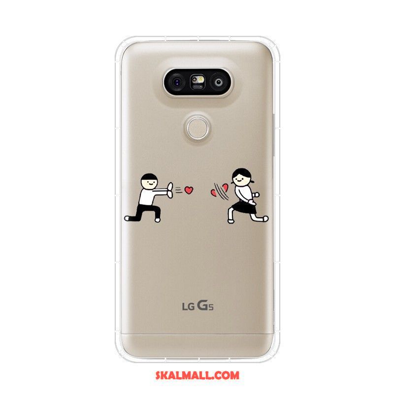 Lg G5 Skal Fallskydd Pratkvarn Mobil Telefon Silikon Mjuk Rea