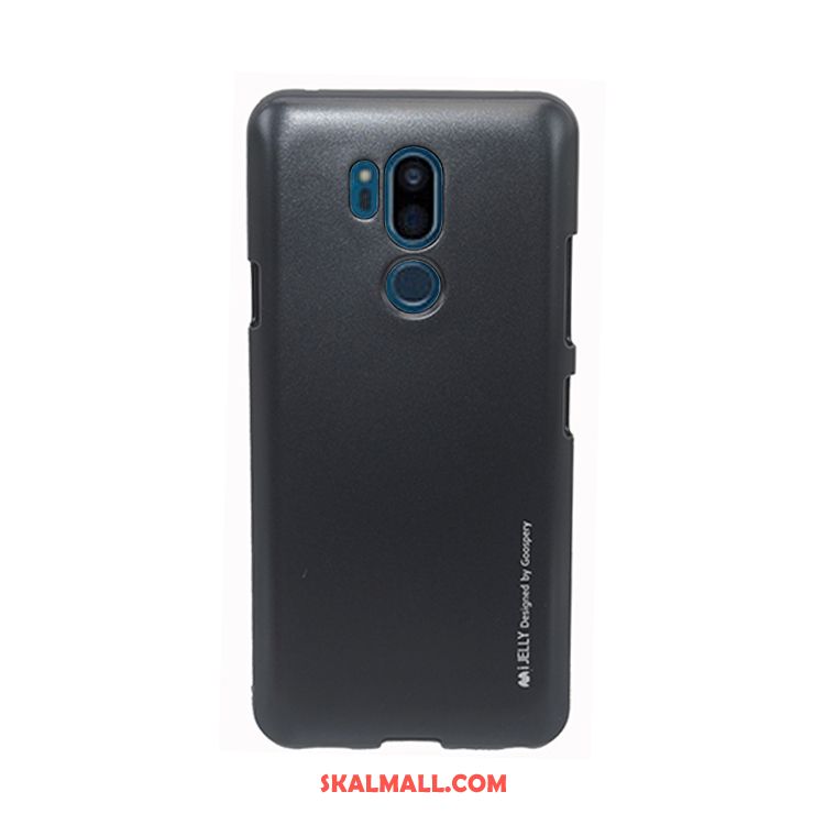 Lg G7 Thinq Skal Mobil Telefon Nubuck Silikon Transparent Metall Billiga