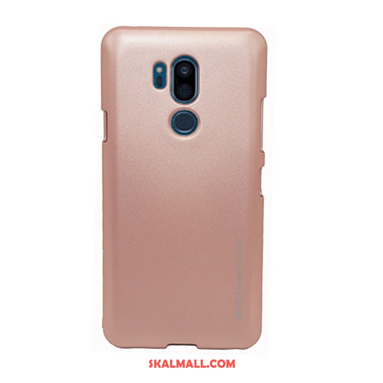 Lg G7 Thinq Skal Mobil Telefon Nubuck Silikon Transparent Metall Billiga