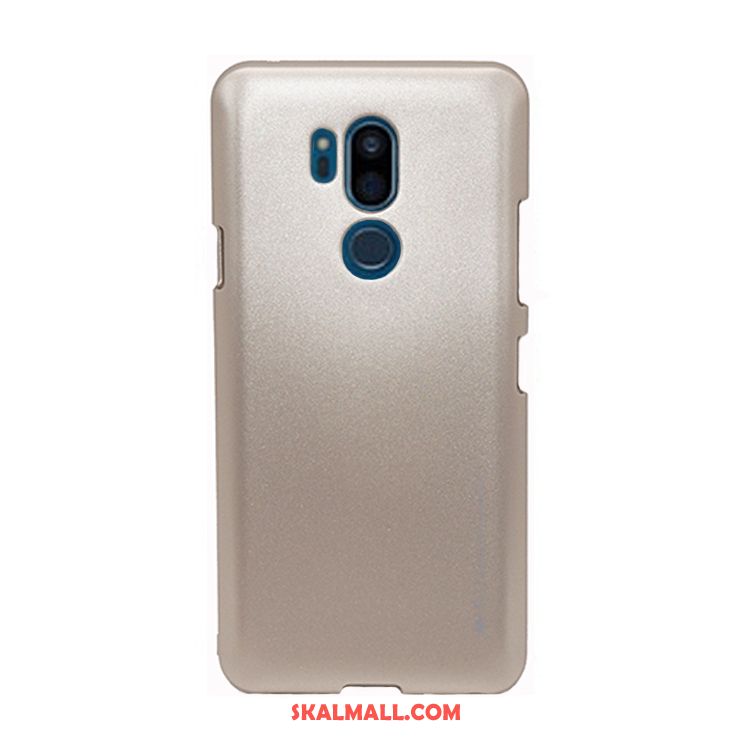 Lg G7 Thinq Skal Mobil Telefon Nubuck Silikon Transparent Metall Billiga