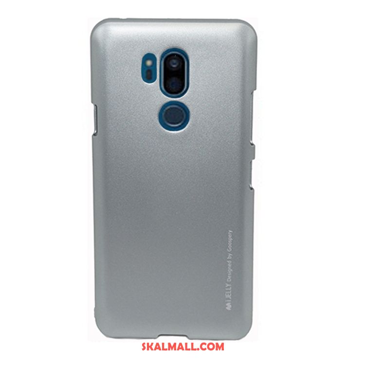 Lg G7 Thinq Skal Mobil Telefon Nubuck Silikon Transparent Metall Billiga