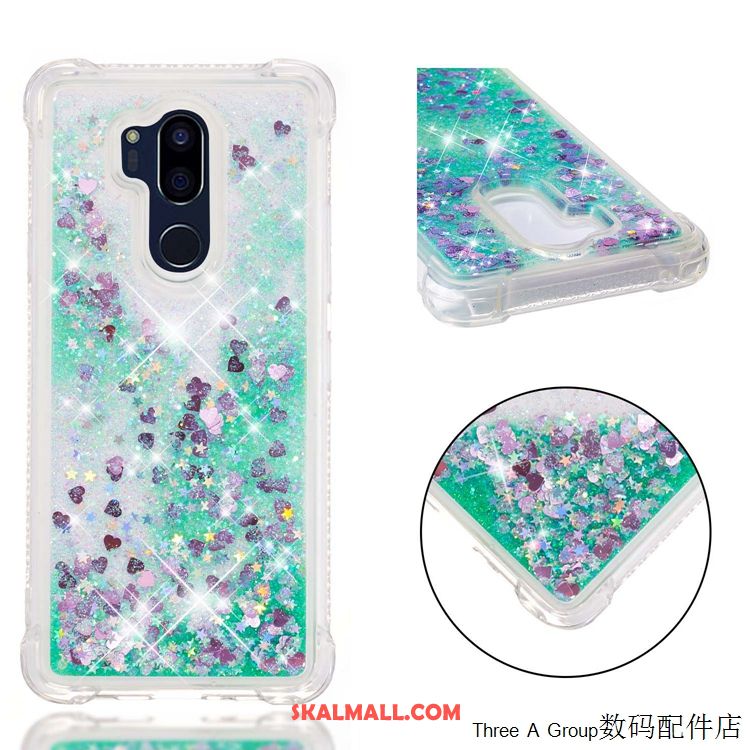 Lg G7 Thinq Skal Rosa Skydd Kvicksand Silikon Mjuk Fodral Butik