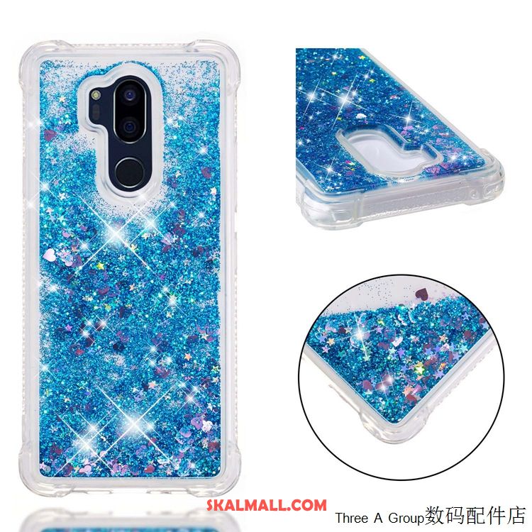 Lg G7 Thinq Skal Rosa Skydd Kvicksand Silikon Mjuk Fodral Butik