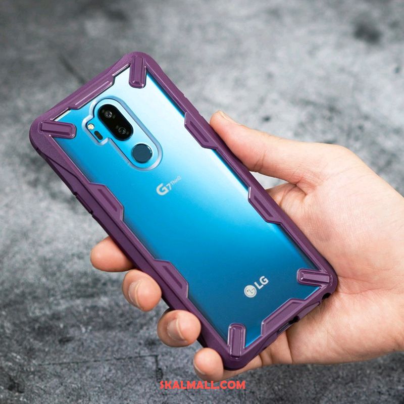 Lg G7 Thinq Skal Silikon Purpur Trend Varumärke Fallskydd All Inclusive Köpa