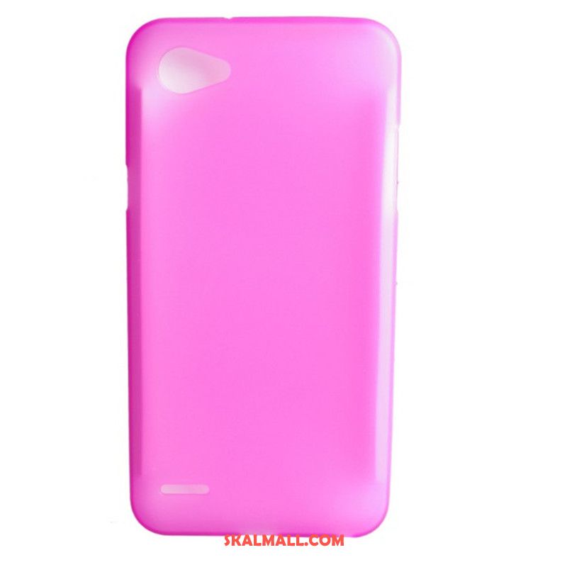 Lg Q6 Skal Mobil Telefon Mini Transparent Skydd Rosa Butik