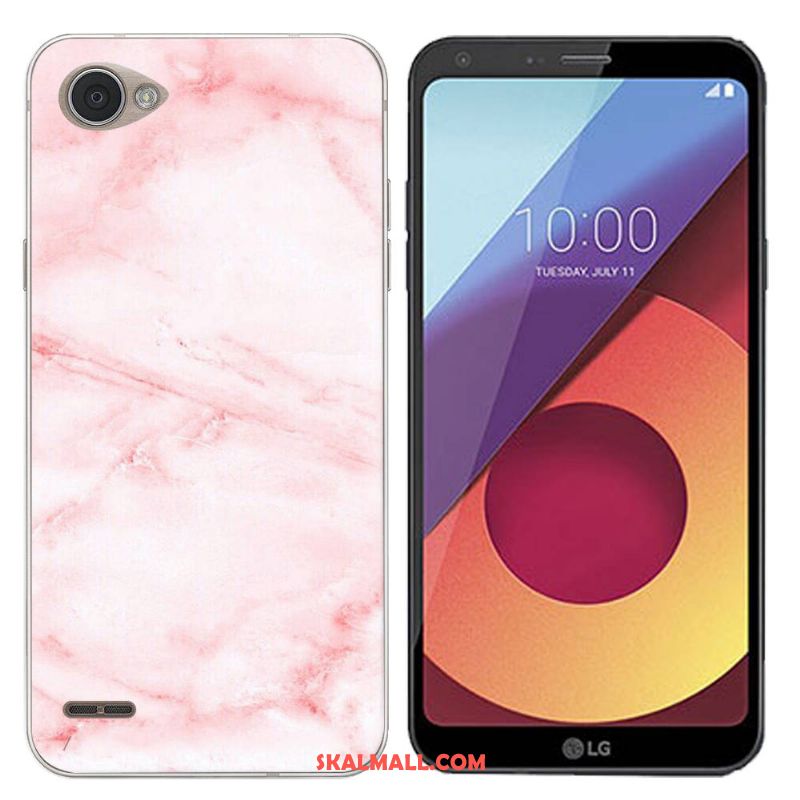 Lg Q6 Skal Stor Rosa Svart Silikon Kreativa Rea