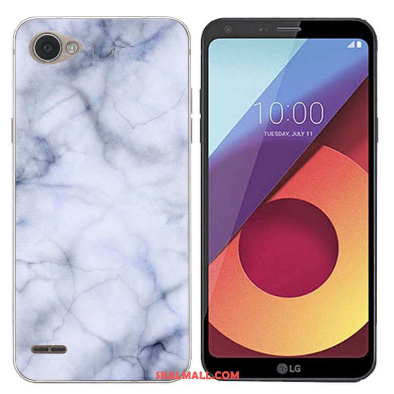 Lg Q6 Skal Stor Rosa Svart Silikon Kreativa Rea