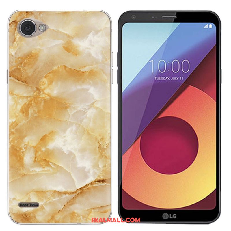 Lg Q6 Skal Stor Rosa Svart Silikon Kreativa Rea