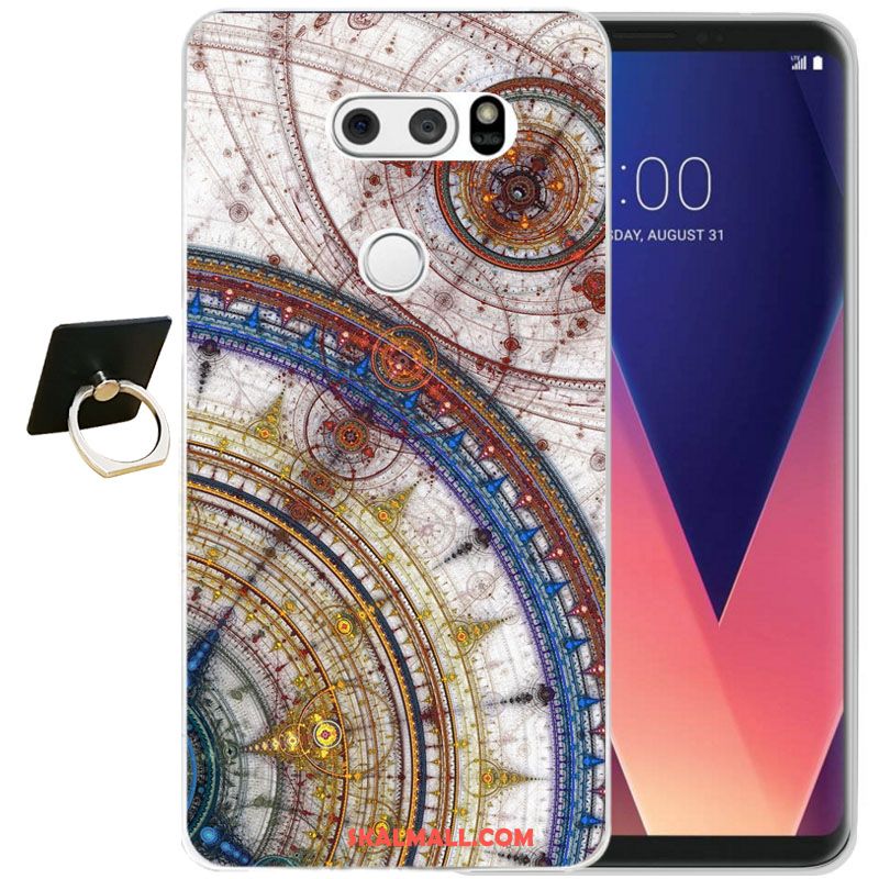 Lg V30 Skal All Inclusive Lättnad Mjuk Fallskydd Transparent På Nätet