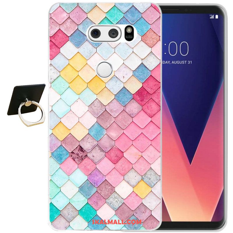 Lg V30 Skal All Inclusive Lättnad Mjuk Fallskydd Transparent På Nätet