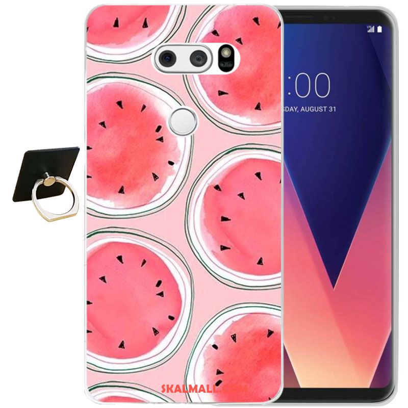 Lg V30 Skal All Inclusive Lättnad Mjuk Fallskydd Transparent På Nätet