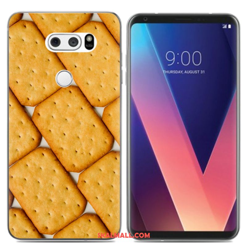 Lg V30 Skal Mjuk Silikon Färg Kyla Pu Fodral Online