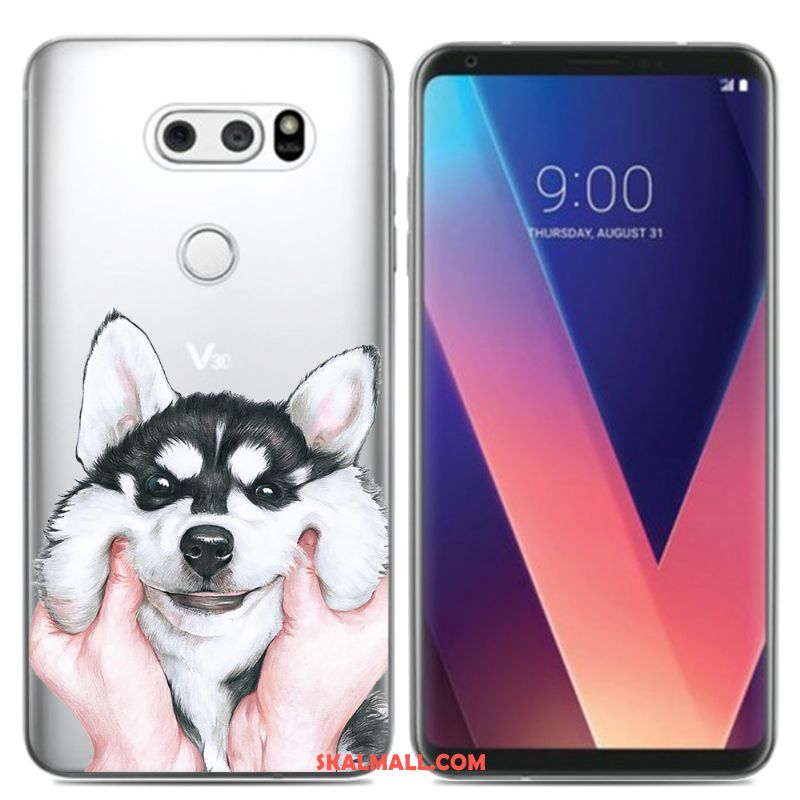 Lg V30 Skal Mjuk Silikon Färg Kyla Pu Fodral Online